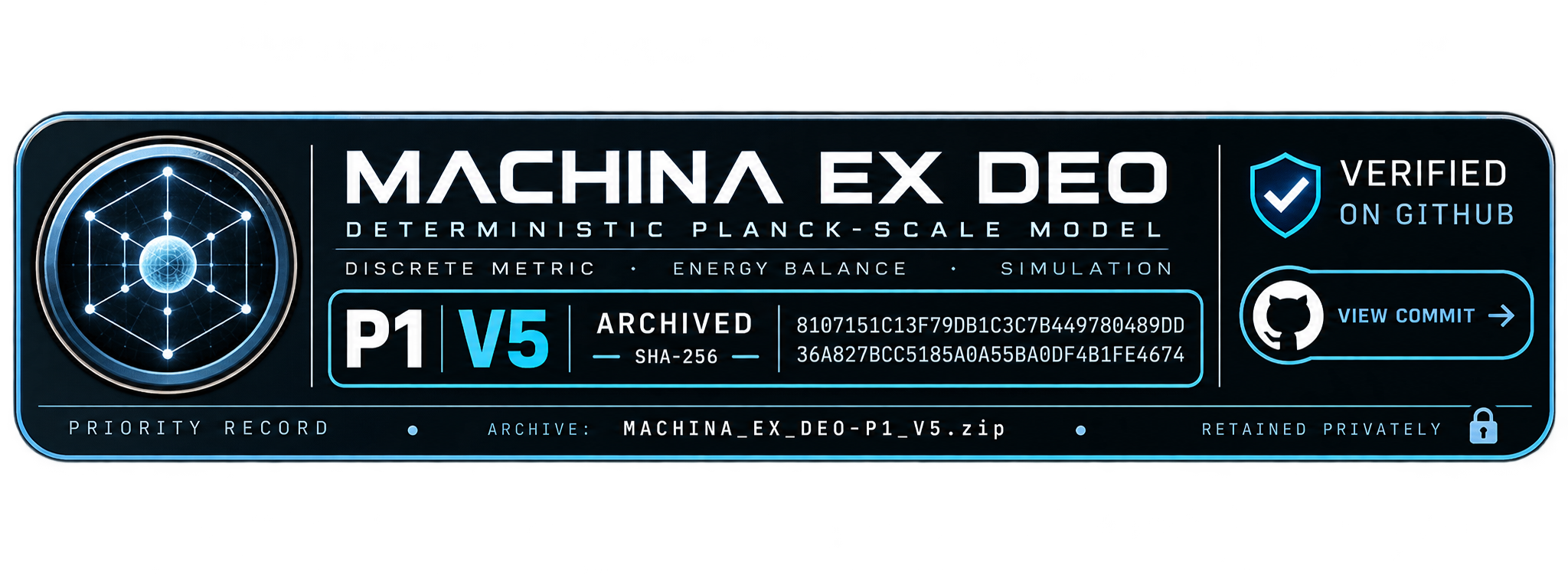 P1 V5 – SHA-256 archive record
